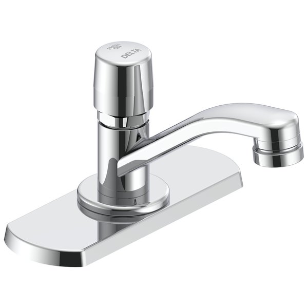 Delta Delta Commercial 86T: 1-Handle Metering Slow-Close Bathroom Faucet 86T0104
